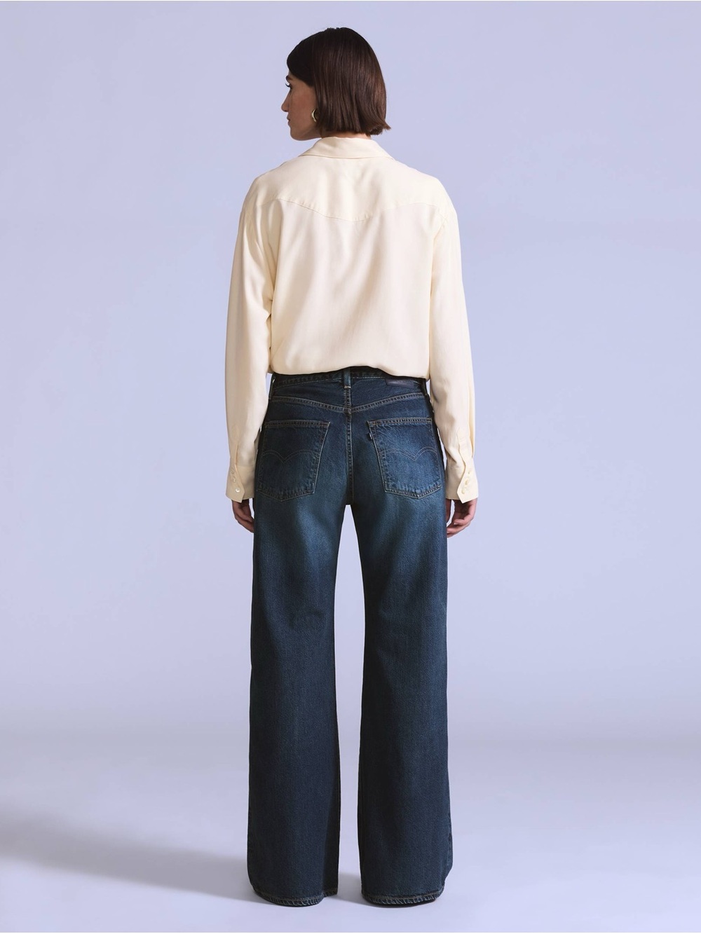 Levi's Blue label Women's Carve Jeans in Cerulean Made in Japan - Picture 3 of 5